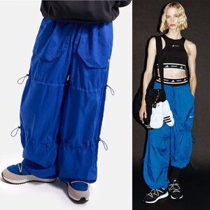 Adidas X MOON BOOT Parachute Training PANTS Size XL Loose Fit Power Blue NEW